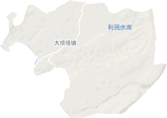 大坝场镇电子地图