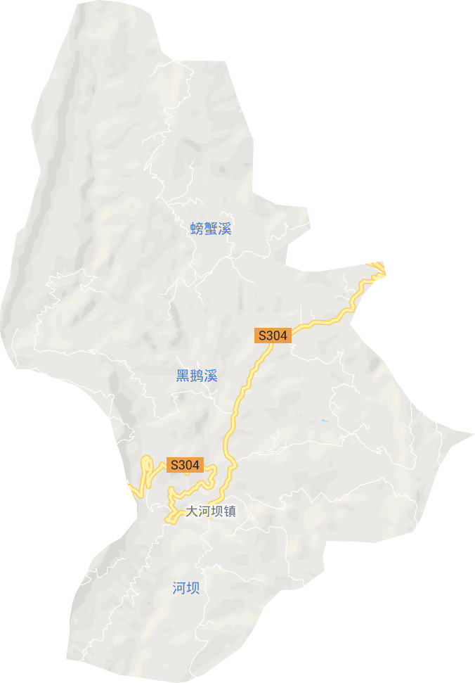 大河坝镇电子地图