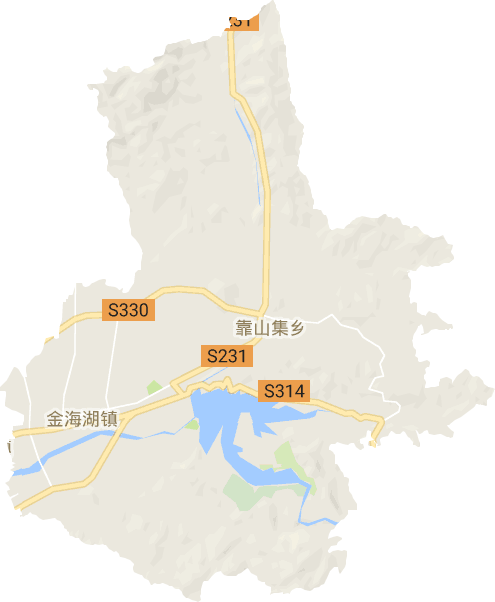金海湖地区办事处电子地图