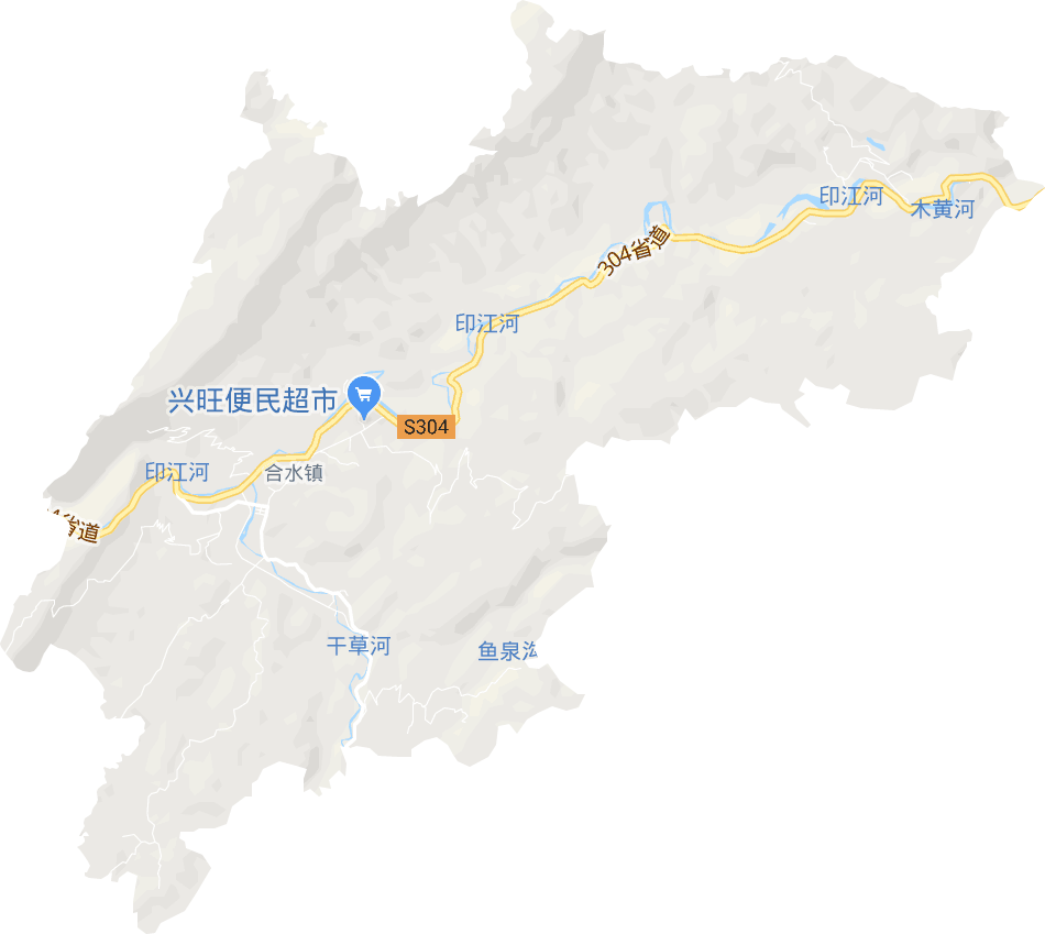 合水镇电子地图