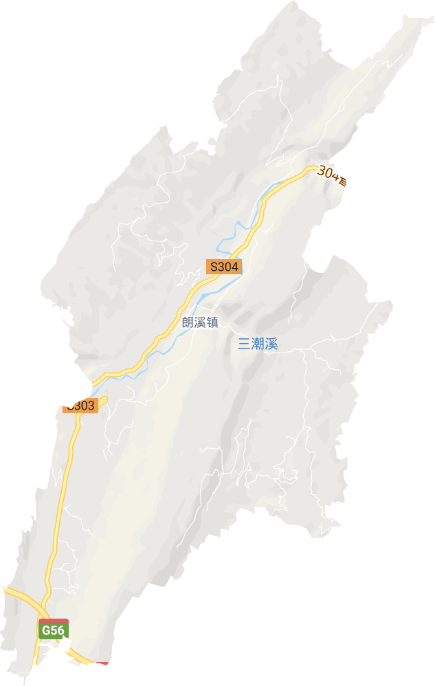 朗溪镇电子地图