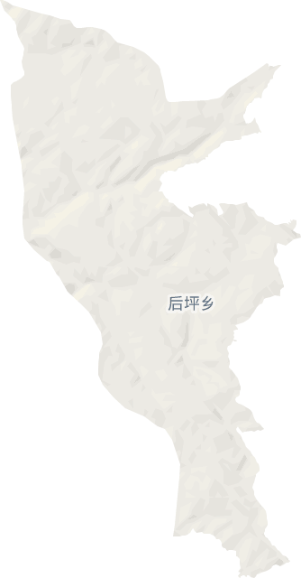 后坪乡电子地图