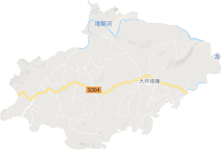 大坪场镇电子地图