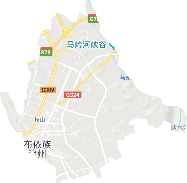 桔山街道电子地图
