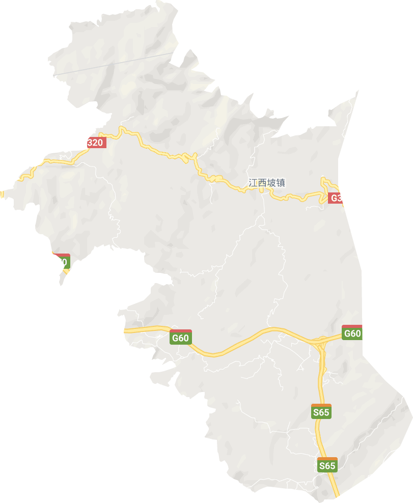 江西坡镇电子地图