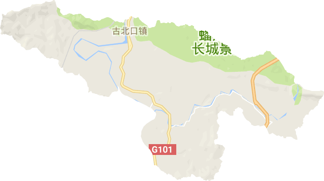 古北口镇电子地图