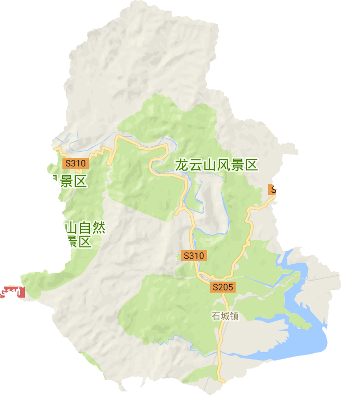石城镇电子地图