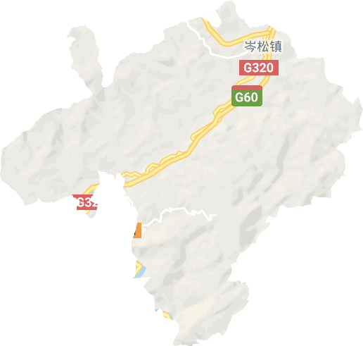 岑松镇电子地图