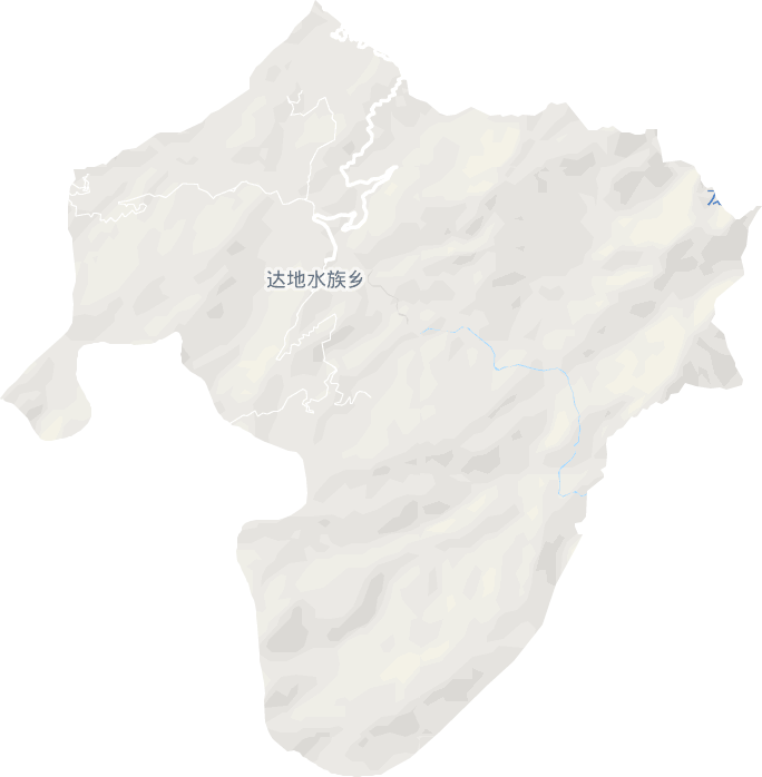 达地水族乡电子地图