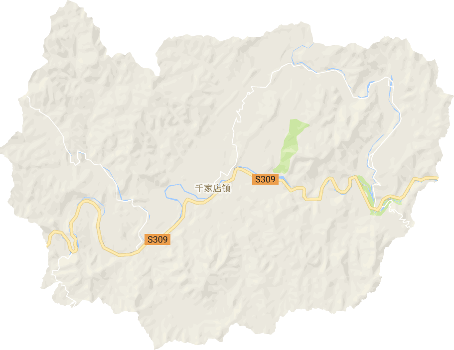 千家店镇电子地图