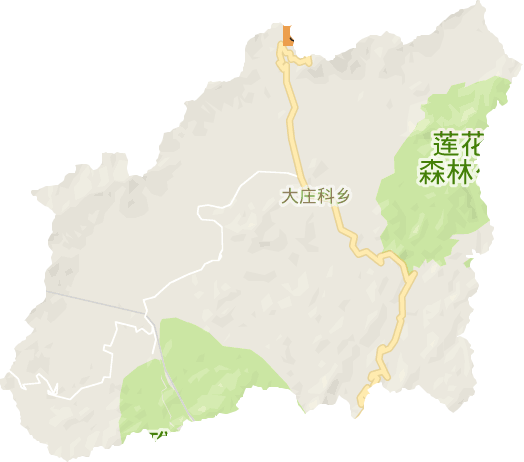 大庄科乡电子地图