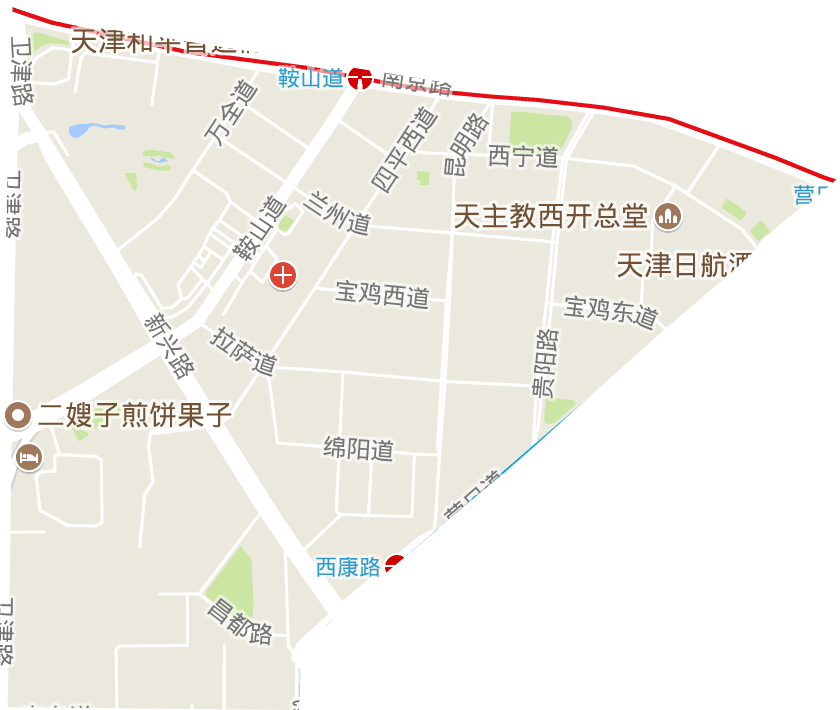 南营门街道电子地图