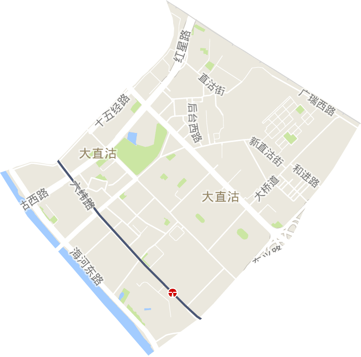 大直沽街道电子地图