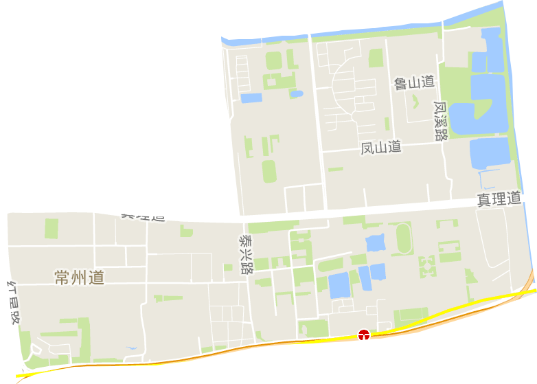 常州道街道电子地图