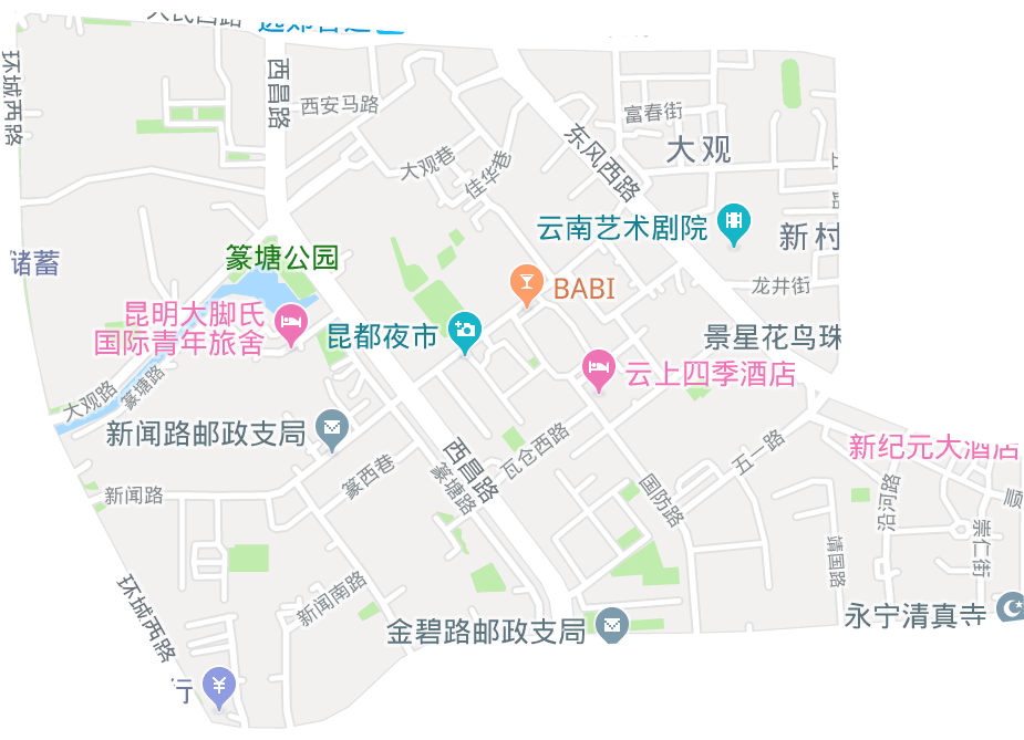 大观街道电子地图