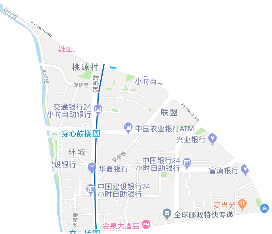 鼓楼街道电子地图