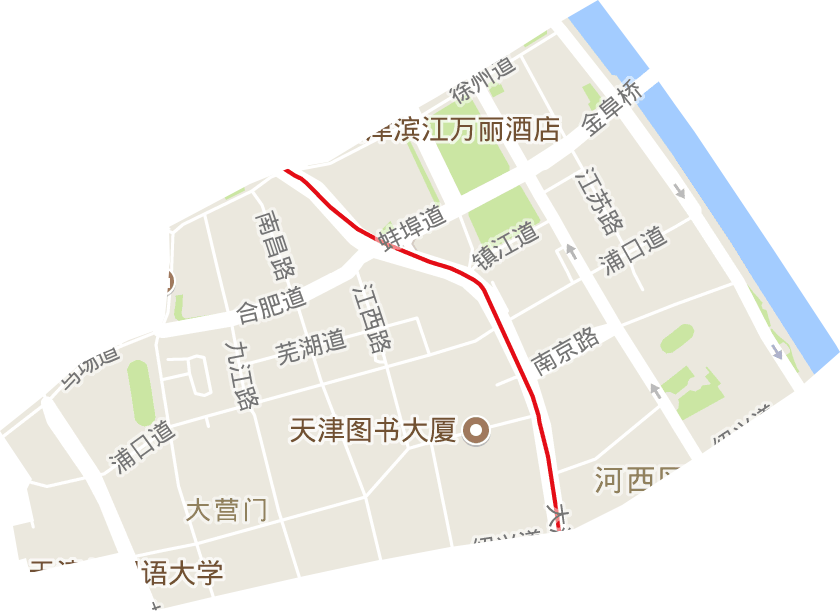 大营门街道电子地图