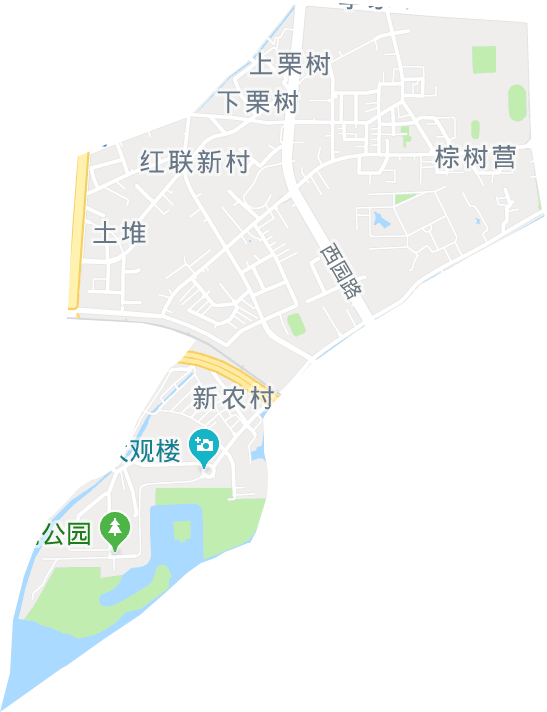 棕树营街道电子地图