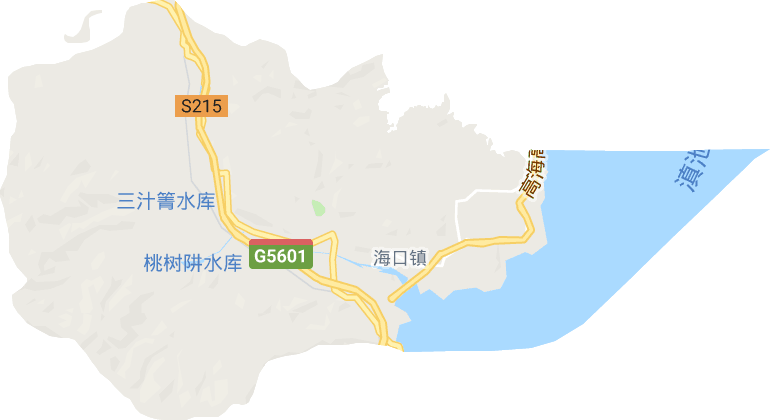 海口街道电子地图