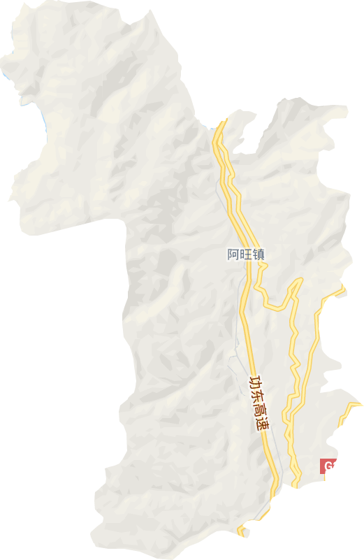 阿旺镇电子地图