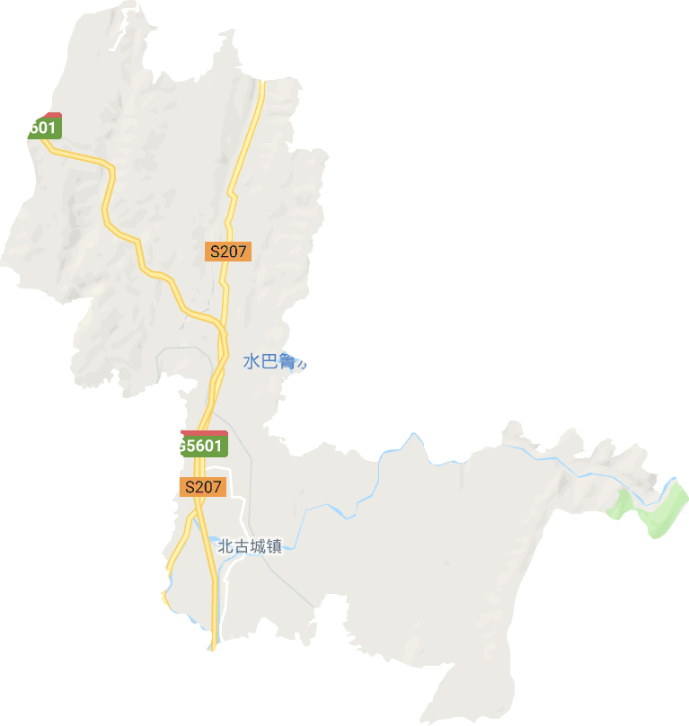 北古城镇电子地图