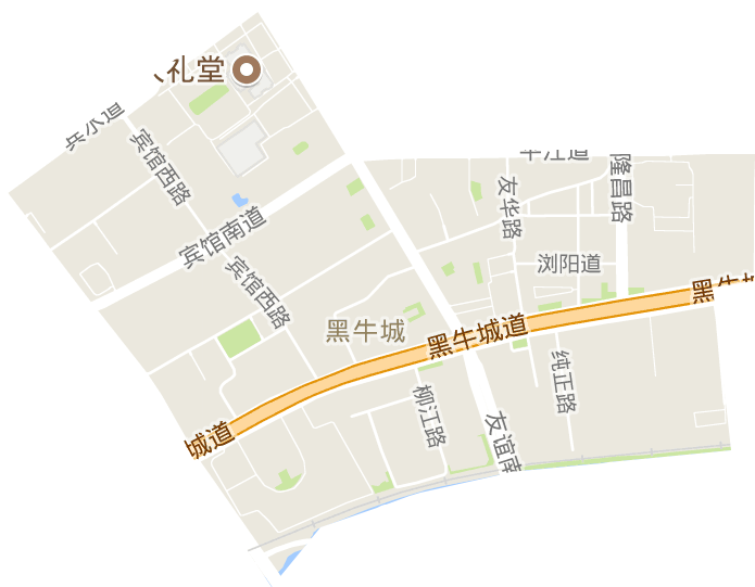 友谊路街道电子地图