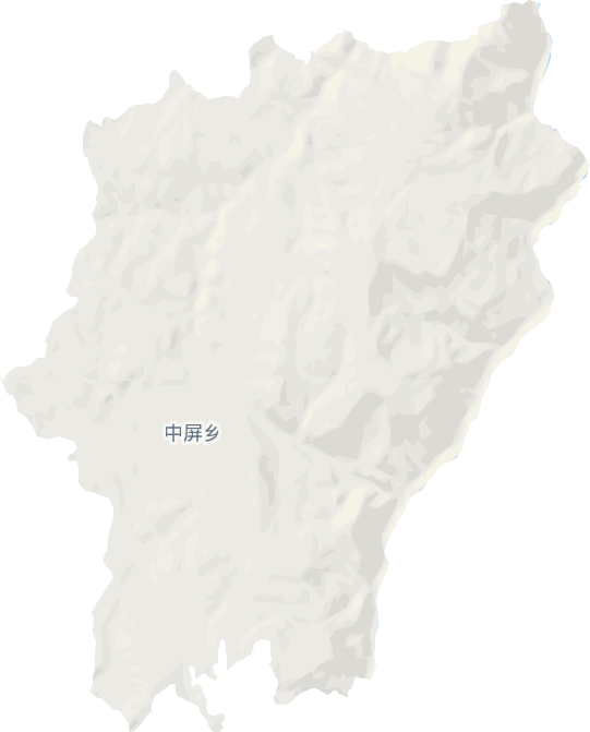 中屏镇电子地图
