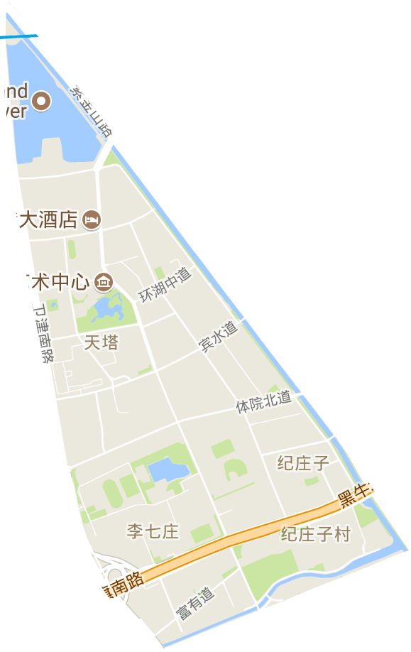 天塔街道电子地图
