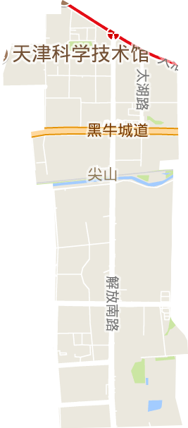 尖山街道电子地图