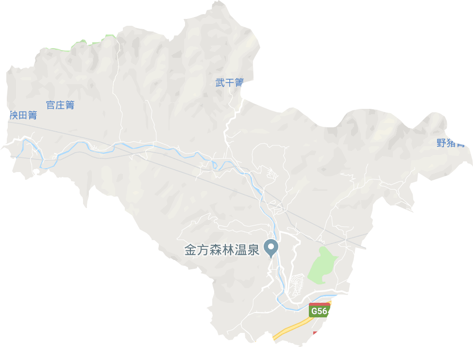 温泉街道电子地图