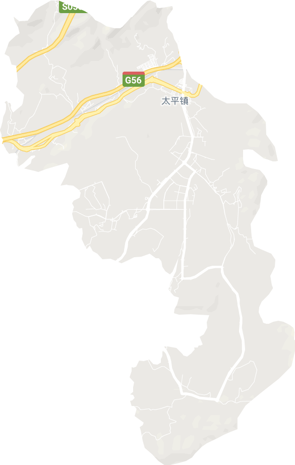 太平新城街道电子地图