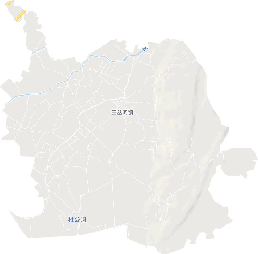 三岔河镇电子地图