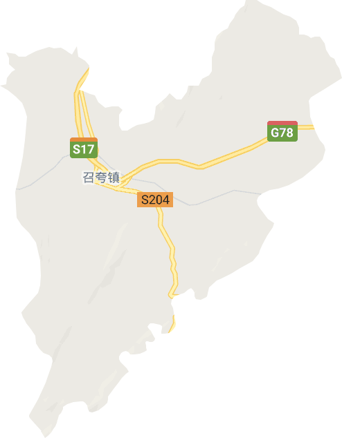 召夸镇电子地图