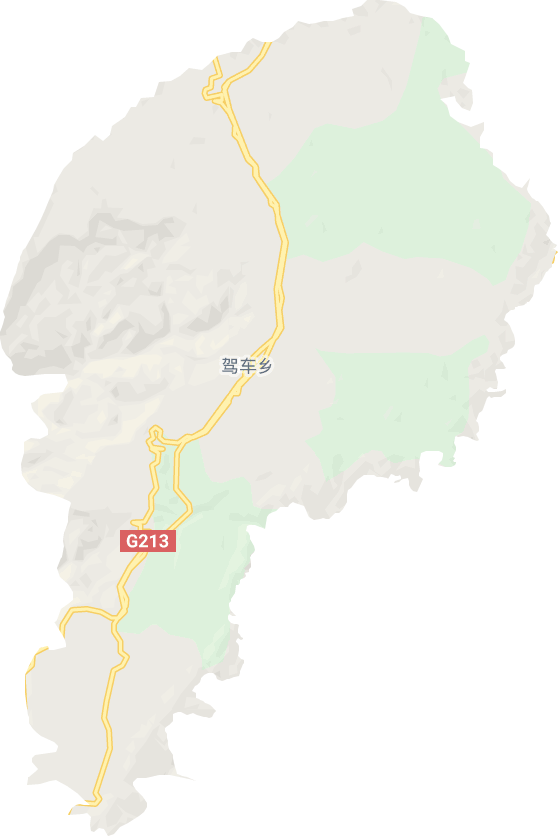 驾车乡电子地图