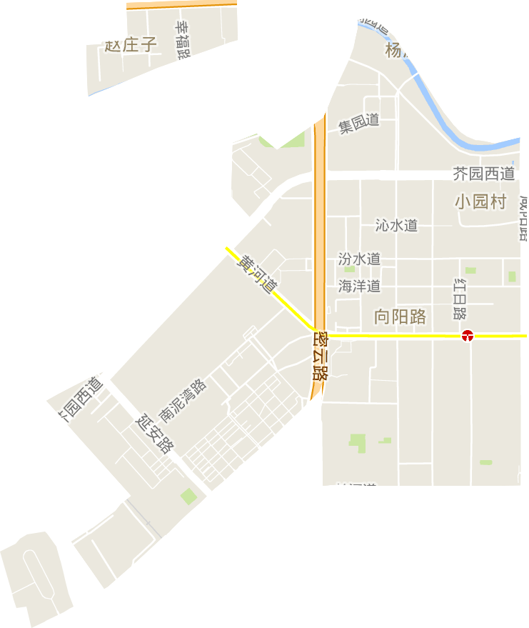 向阳路街道电子地图