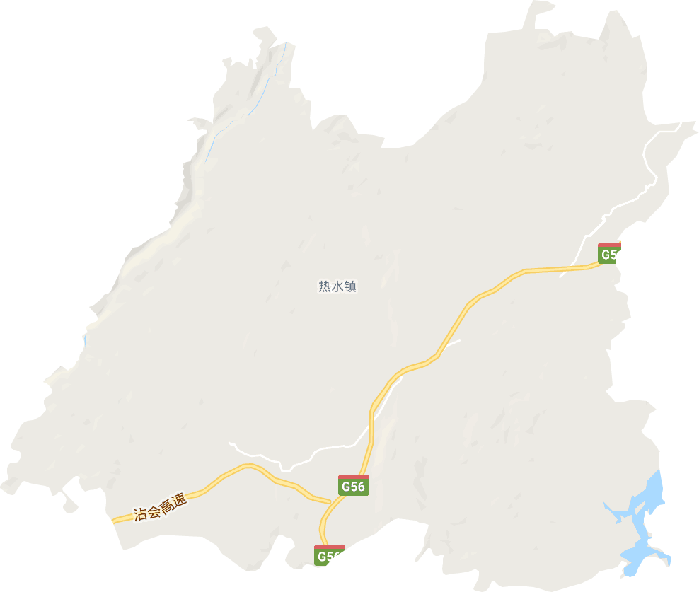 热水镇电子地图