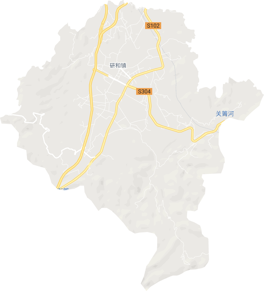 研和街道电子地图