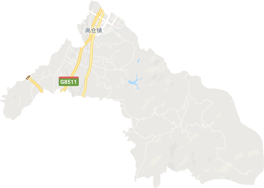 高仓街道电子地图