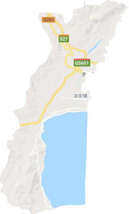 龙街街道电子地图