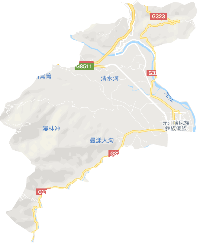 红河街道电子地图