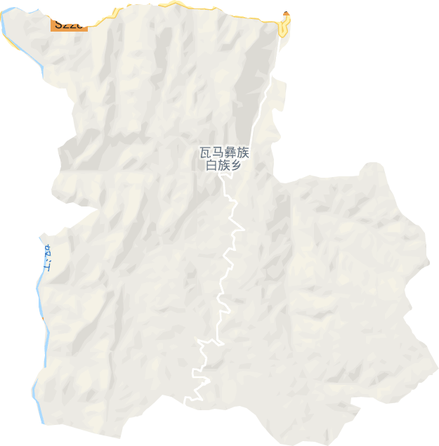 瓦马彝族白族乡电子地图