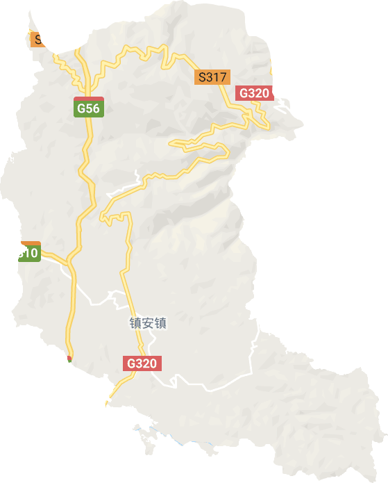 镇安镇电子地图