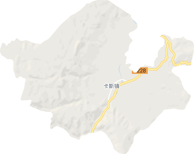 卡斯镇电子地图