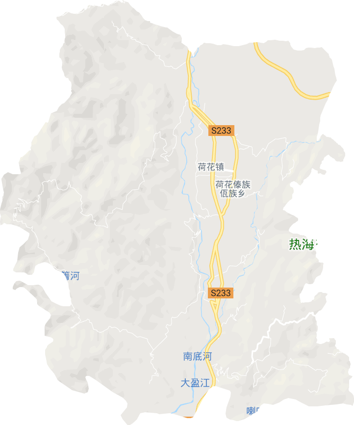 荷花镇电子地图