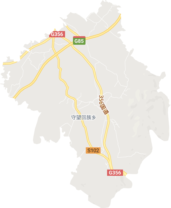 守望回族乡电子地图