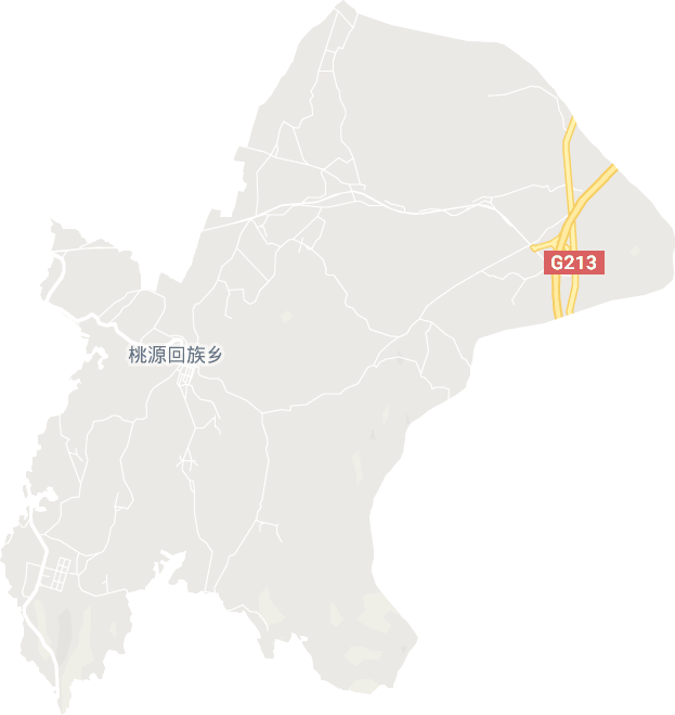 桃源回族乡电子地图
