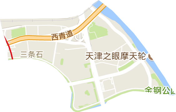三条石街道电子地图