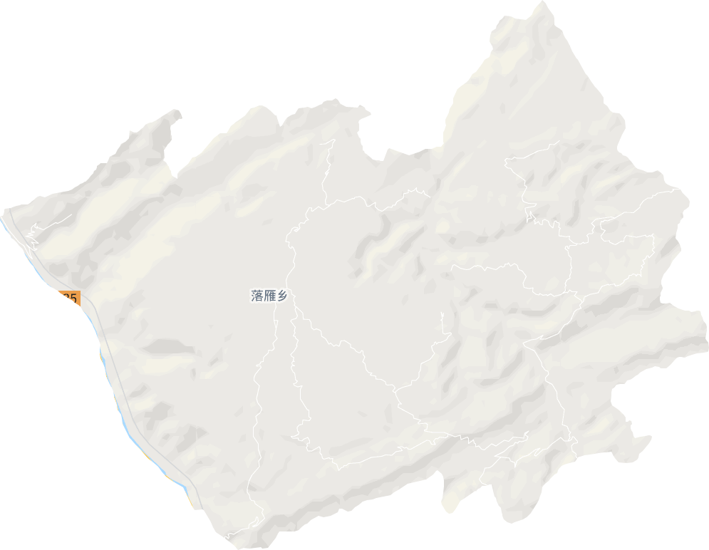 落雁乡电子地图