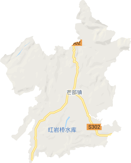 芒部镇电子地图