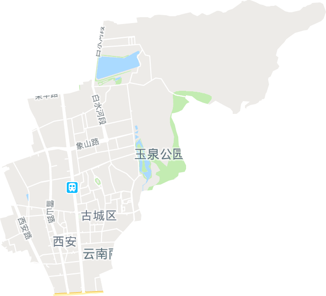 西安街道电子地图